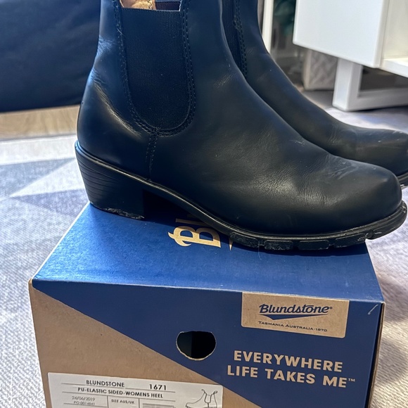 Blundstone womens Series #1671 Heeled Black UK 5.5 US 8.5 - Picture 1 of 4